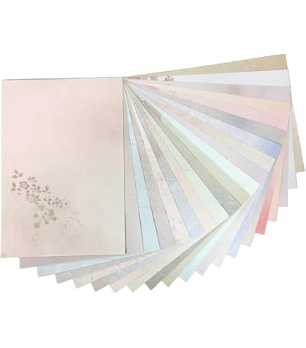 Amazon | 料紙 つゆくさ 金銀砂子布目 半懐紙 50枚 | 書道半紙